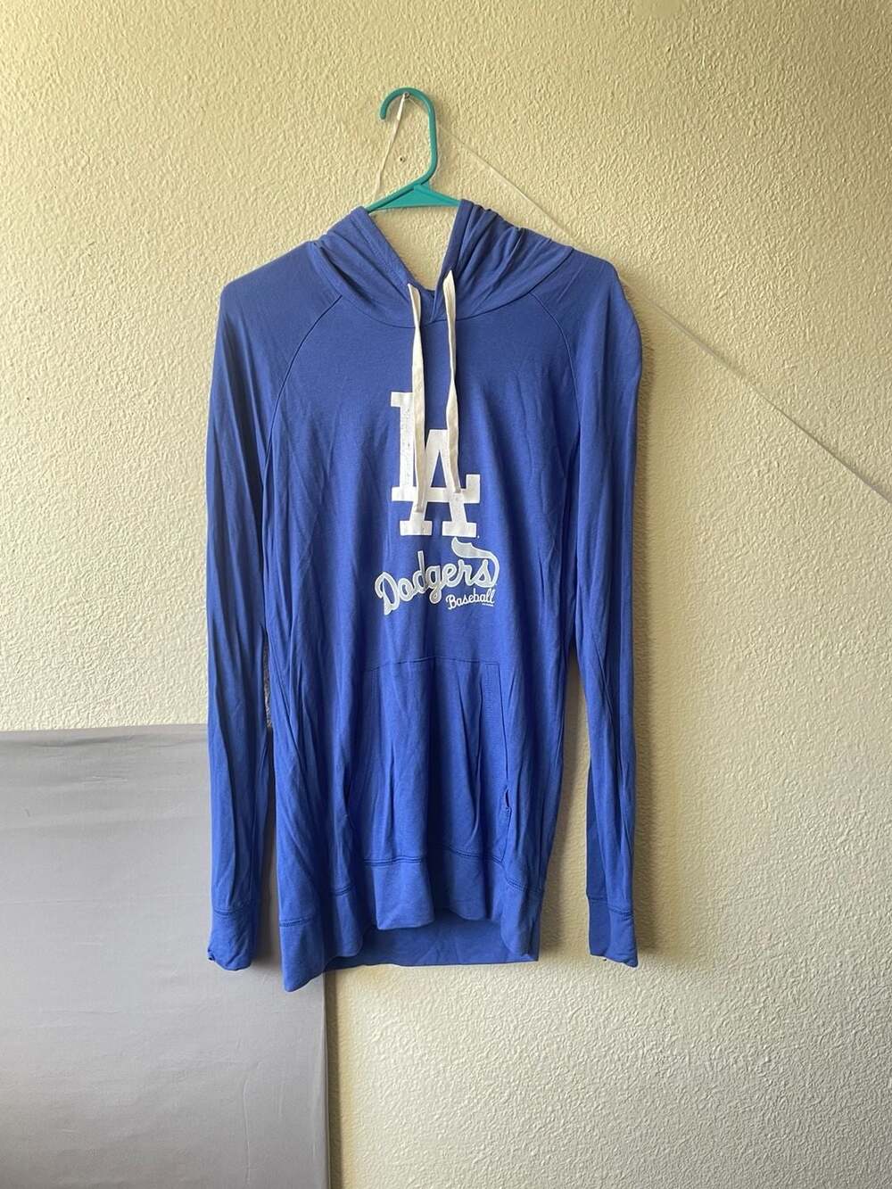 Touch by Alyssa Milano Los Angeles Dodgers Baseball Hoodie Size M